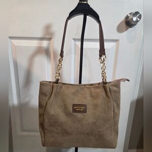 Marco Polo Tan Tote Bag